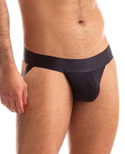 womens lingerie 665 Stealth Jockstrap - L Black Hugz and Kizzez