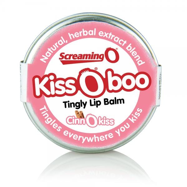 womens lingerie KissOboo Tingly Lip Balm Cinnamon .45oz Tin Hugz and Kizzez