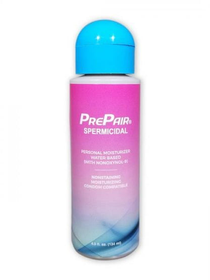Prepair Spermicidal Lubricant 4.5oz Bottle Hugz and Kizzez