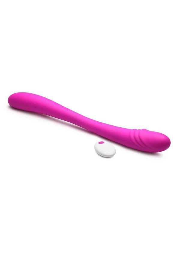 Inmi 7x Double Down Dildo W/remote Purpl