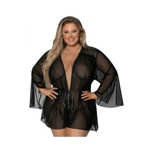 sex toys Magic Silk Modern Romance Short Robe Magic Silk Magic Silk Modern Romance Short Robe - Hugz and Kizzez