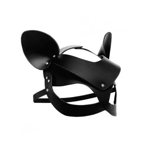 Masks Black Bad Kitten Leather Cat Mask Black O/S Master Series Bad Kitten Leather Cat Mask Black O/S - Hugz and Kizzez