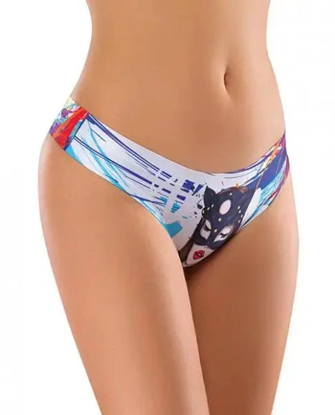 womens lingerie Mememe Cabal Freya Printed Thong Lg                    3461324182563 Mememe Mememe Cabal Freya Printed Thong Lg                    