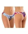 womens lingerie Mememe Cabal Freya Printed Thong Mememe Mememe Cabal Freya Printed Thong - Shop Now | HUGZ AND KIZZEZ               