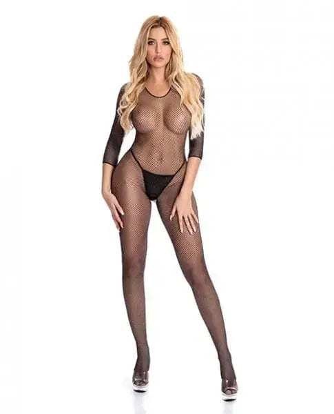 womens lingerie Pink Lipstick RisquÃ© Crotchless Bodystocking Black M/l Pink Lipstick Pink Lipstick RisquÃ© Crotchless Bodystocking Black M/l - Hugz and 