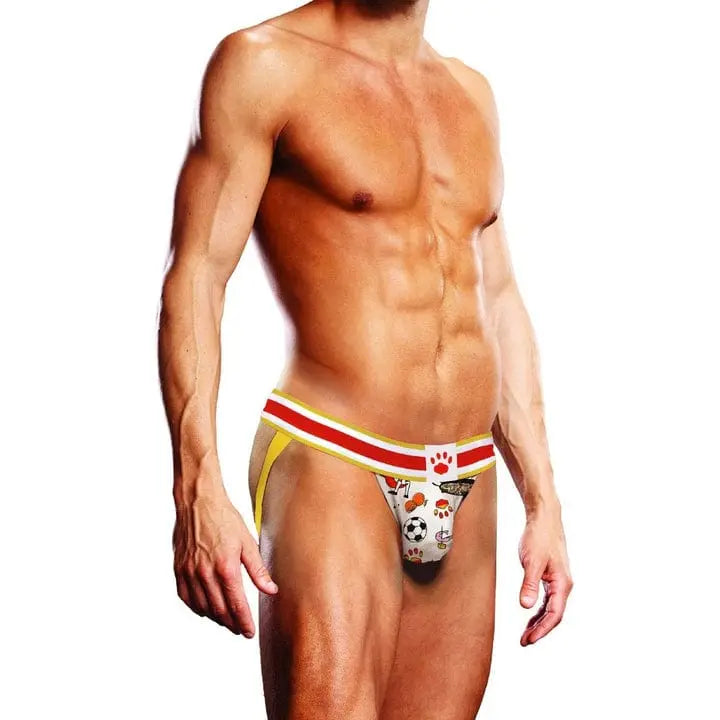 Jock Straps XS Prowler Barcelona Jock Strap Yellow Red Prowler Prowler Barcelona Jock Strap Yellow Red - Hugz and Kizzez