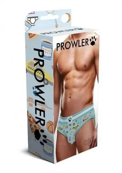 mens clothing Prowler Nyc Brief Lg Blu/wht Prowler Prowler Nyc Brief Lg Blu/wht - Hugz and Kizzez