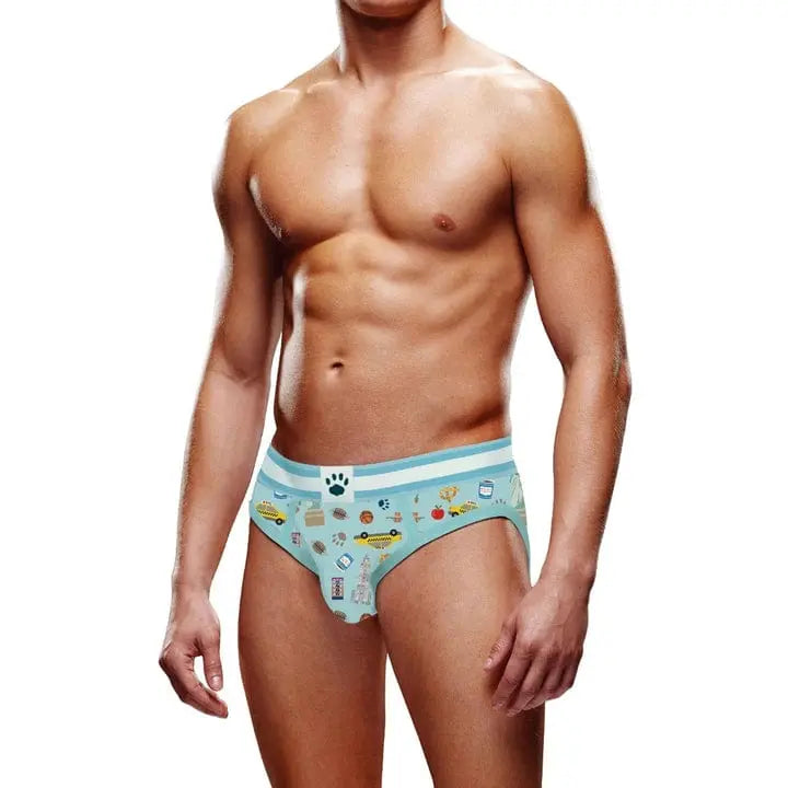 mens clothing Prowler Nyc Brief Lg Blu/wht Prowler Prowler Nyc Brief Lg Blu/wht - Hugz and Kizzez