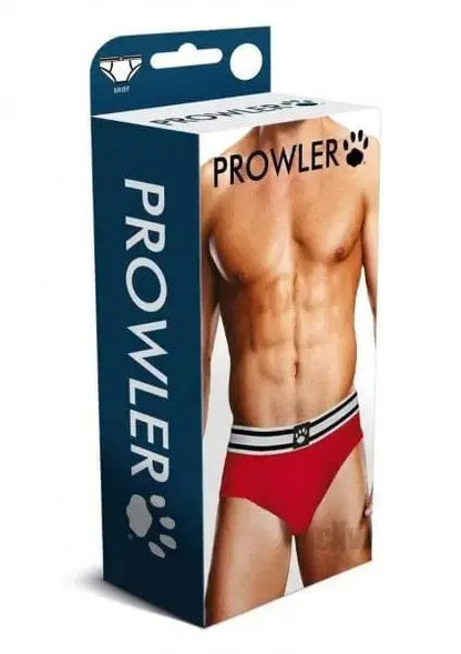 mens clothing Prowler Red/white Brief Lg Prowler Prowler Red/white Brief Lg - Hugz and Kizzez