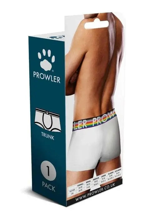 mens clothing Prowler White Oversized Paw Trunk Lg Prowler Prowler White Oversized Paw Trunk Lg - Hugz and Kizzez