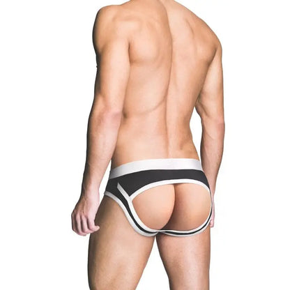 mens underwear Prowler Red Ass Less Brief White Prowler Prowler Red Ass Less Brief White - Hugz and Kizzez