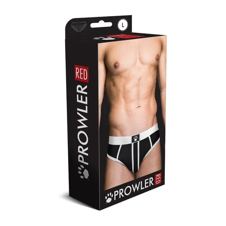 mens underwear Prowler Red Ass Less Brief White Prowler Prowler Red Ass Less Brief White - Hugz and Kizzez