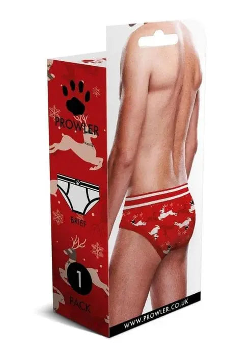 mens clothing Prowler Reindeer Brief Lg Prowler Prowler Reindeer Brief Lg - Hugz and Kizzez