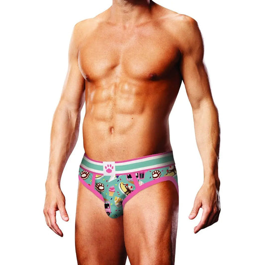 mens underwear Prowler Sundae Brief Green Pink Prowler Prowler Sundae Brief Green Pink- Hugz and Kizzez