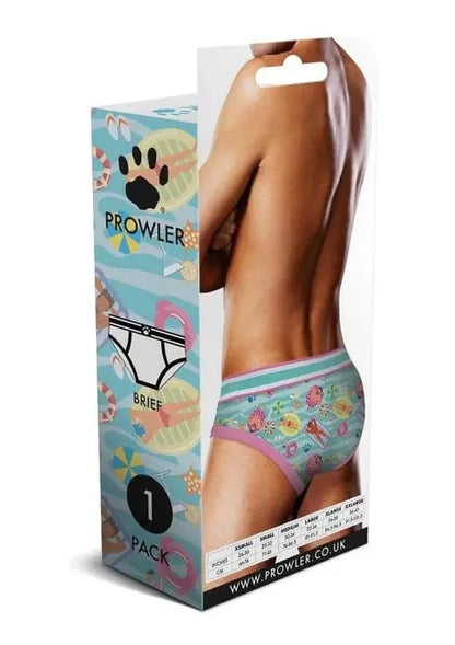 mens underwear Prowler Swimming Brief Green Pink Prowler Prowler Swimming Brief Green Pink - Hugz and Kizzez