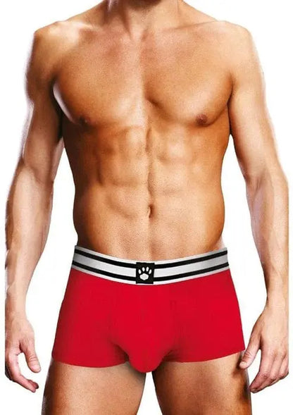 mens underwear SMALL Prowler Red White Trunk Prowler Prowler Red White Trunk - Hugz and Kizzez