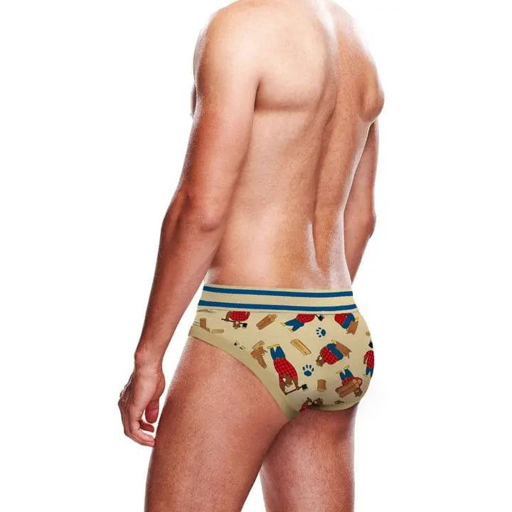 Underwear Prowler Lumberbear Brief Beige Blue Prowler Prowler Lumberbear Brief Beige Blue - Hugz and Kizzez