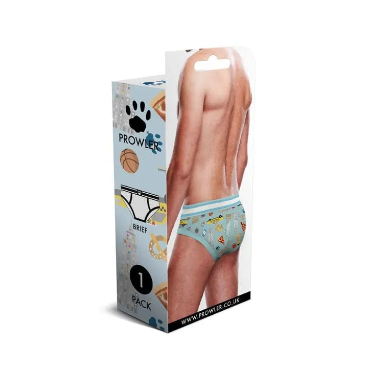 mens clothing Prowler Nyc Brief Lg Blu/wht Prowler Prowler Nyc Brief Lg Blu/wht - Hugz and Kizzez