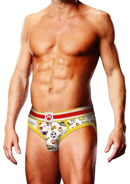 Underwear XS Prowler Barcelona Brief Yellow Red Prowler Prowler Barcelona Brief Yellow Red - Hugz and Kizzez