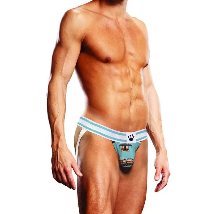 Underwear XS Prowler Miami Jock Strap Blue White Prowler Prowler Miami Jock Strap Blue White - Hugz and Kizzez