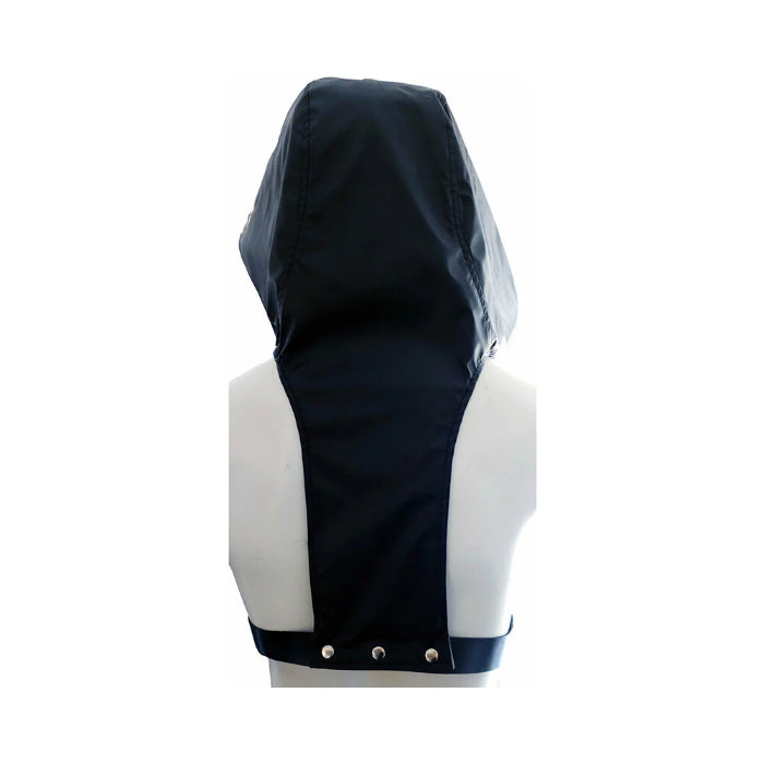 Rouge Harness Hoodi Faux Leather Hood