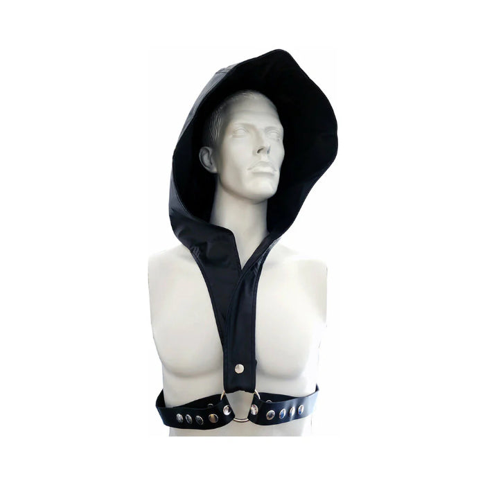 Rouge Harness Hoodi Faux Leather Hood