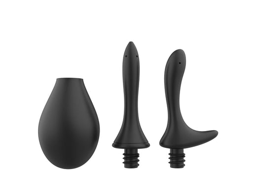 Nexus Anal Douche Set Silicone Black